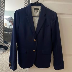 Wool blazer- navy. Fully lined